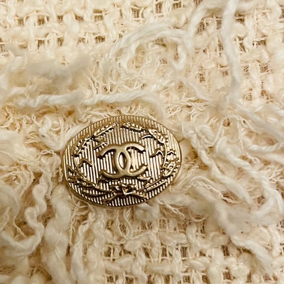 CHANEL Mini Dress {38} Sample Cream Neutral - Picture 8 of 8